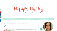 Desktop Screenshot of happyprettyblog.com